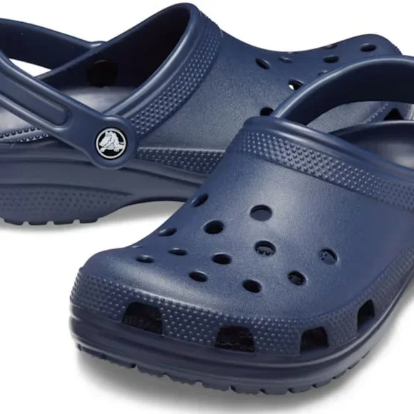 LAST CALL!! Crocs Classic Adult Clogs in Navy - Picture 1 of 5